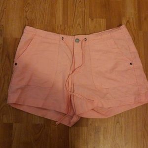 Linen shorts